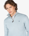 Jersey Icon Zipper Light Blue - Harper &amp; Neyer