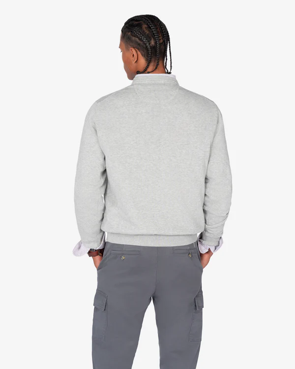 Jersey Icon Round Neck Gray Ash - Harper &amp; Neyer