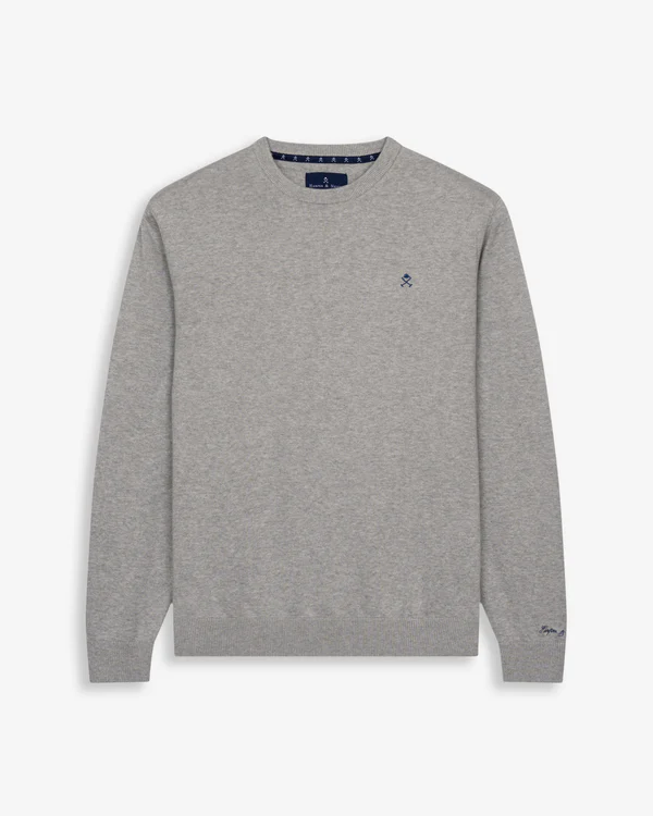 Jersey Icon Round Neck Gray Ash - Harper &amp; Neyer