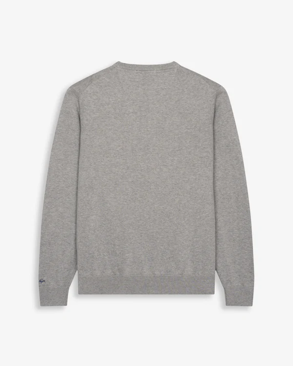 Jersey Icon Round Neck Gray Ash - Harper &amp; Neyer