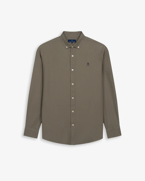 Camisa Veneto Moss Green - Harper &amp; Neyer