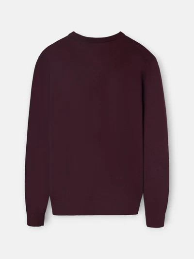 Jersey Classic Cuello Redondo Burdeos - Silbon