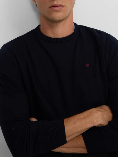 Jersey Classic Cuello Redondo Azul Marino - Silbon