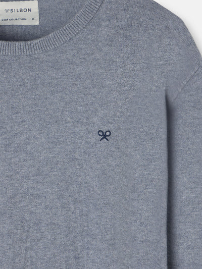 Jersey Classic Cuello Redondo Gris - Silbon