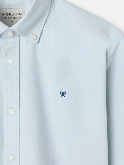 Camisa Sport Oxford Raqueta Verde - Silbon