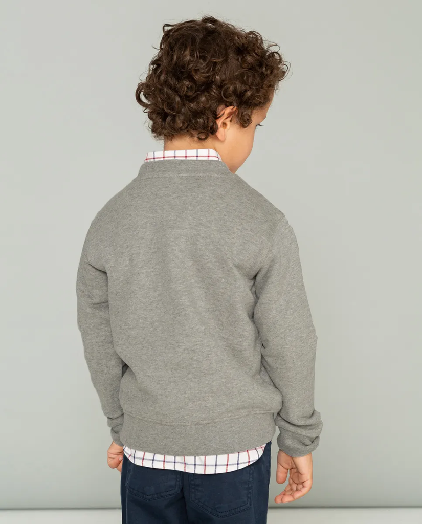 Sudadera Niño Logo Gris - Scotta