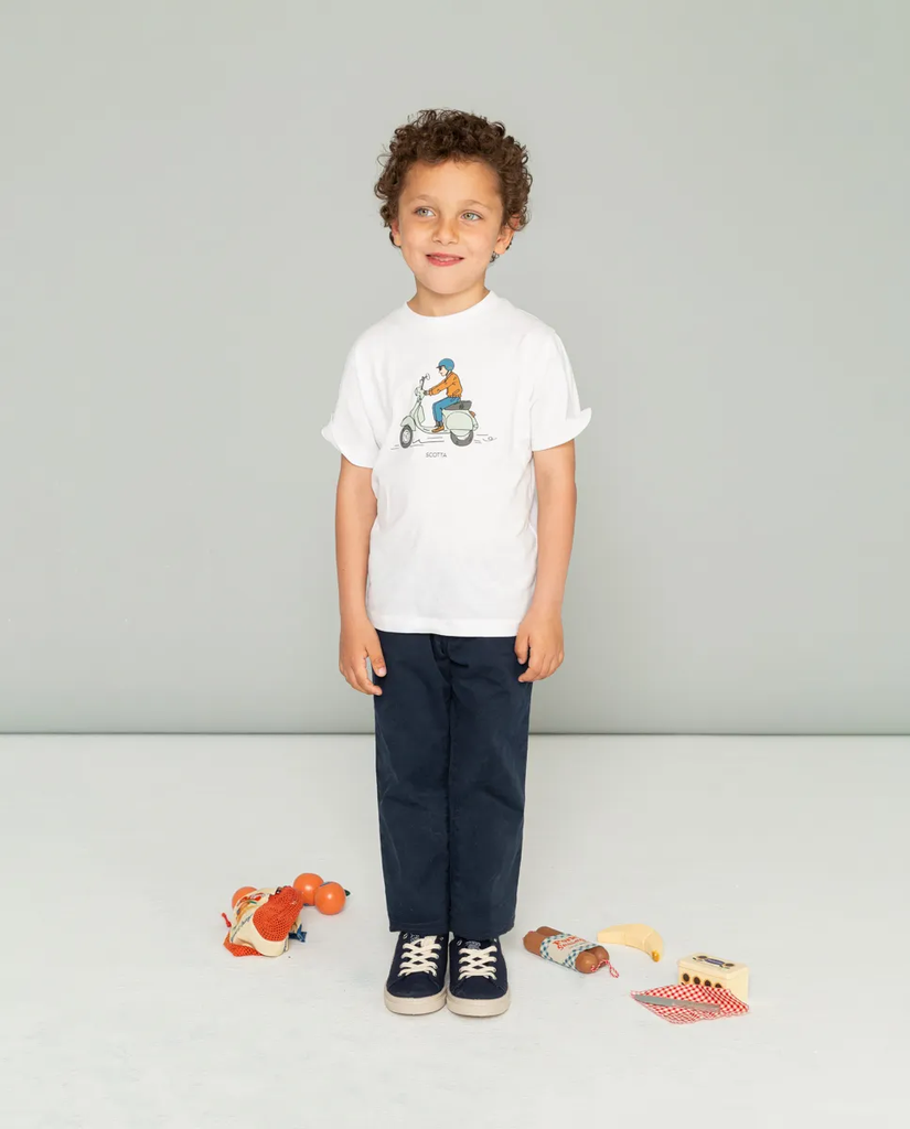 Camiseta Niño Comic Blanco - Scotta