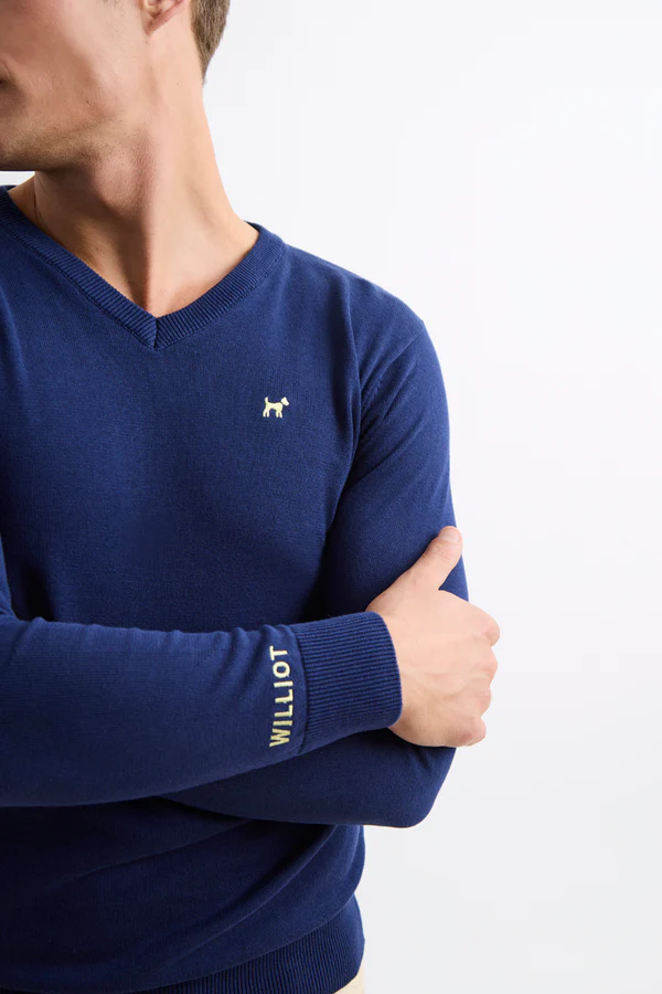 Jersey Cuello Pico Azul - Williot
