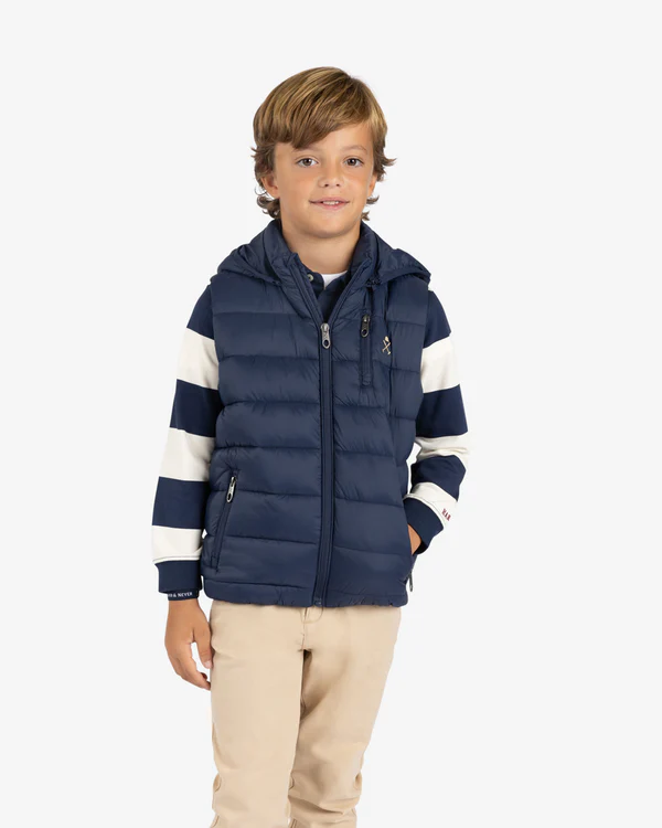 Chaleco Galway Kids Navy Blue - Harper &amp; Neyer