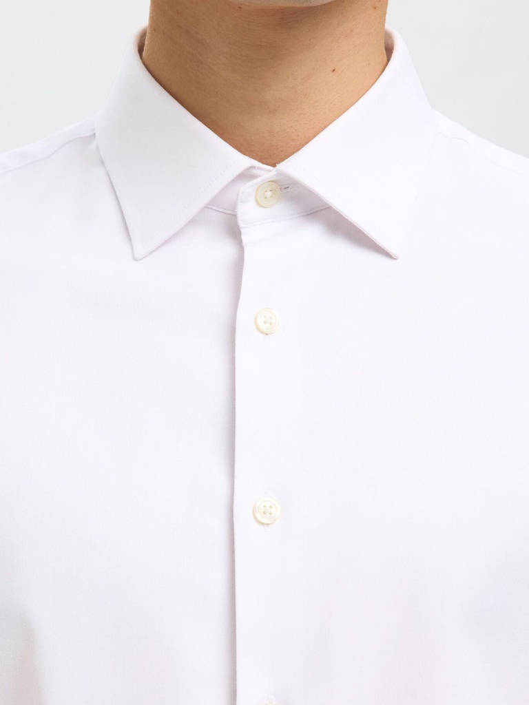 SLHslim-Ethan Shirt LS Spread Noos Color White - Selected Homme