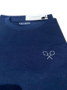Camiseta Raquetas Lettering Azul Marino - Silbon