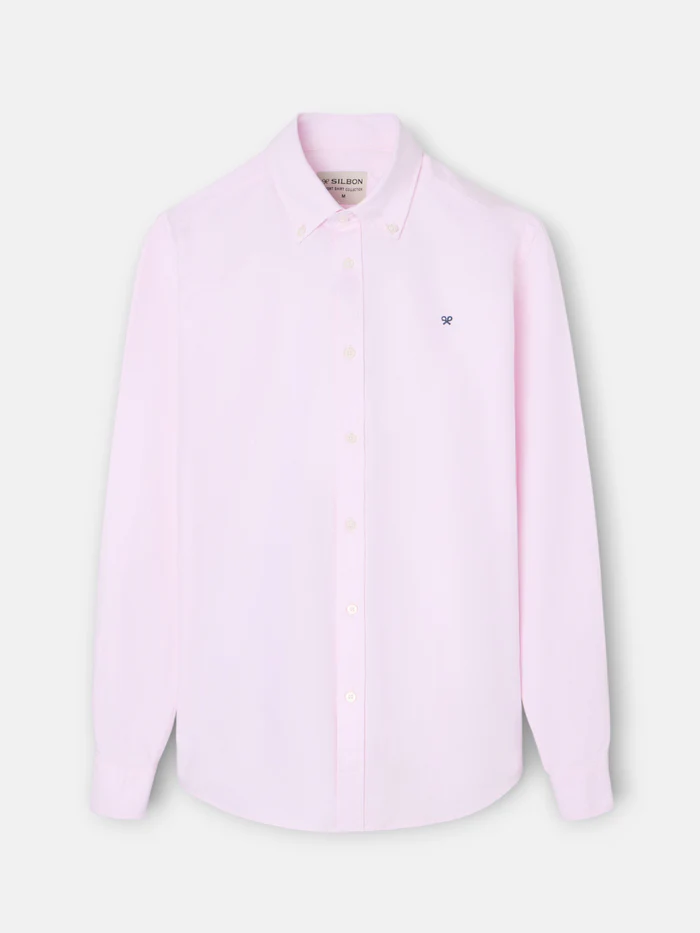 Camisa Sport Oxford Rosa - Silbon