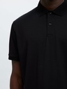 Slhfave Button SS Polo Noos Black - Selected