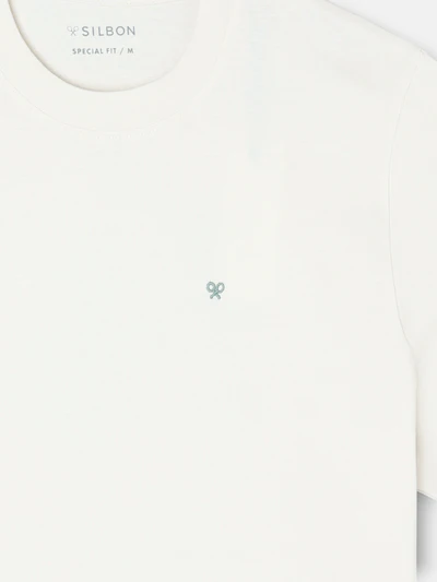 Camiseta Special Fit Le Champs Crema - Silbon