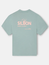 Camiseta Special Fit Classic Society Verde Gris - Silbon