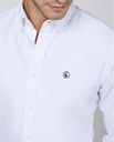 Camisa Oxford Liso Blanco - El Ganso