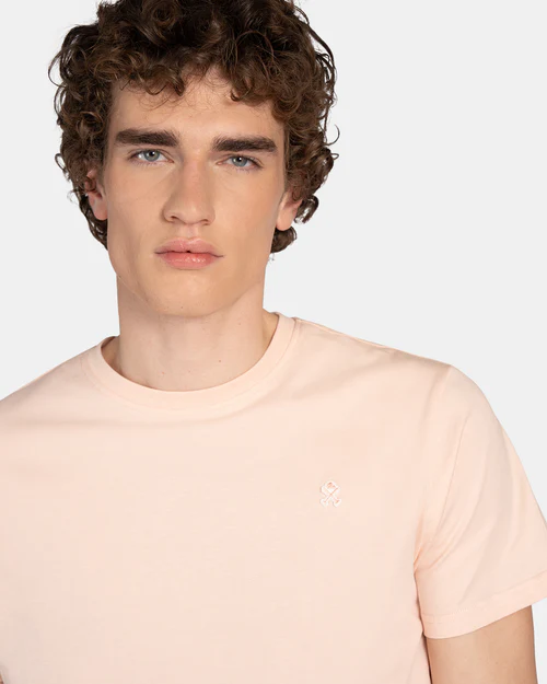 Camiseta Biscuit Retro Logo Vintage Rose - Harper &amp; Neyer