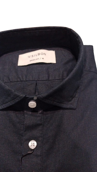 Camisa Polera Sport Lino Negro