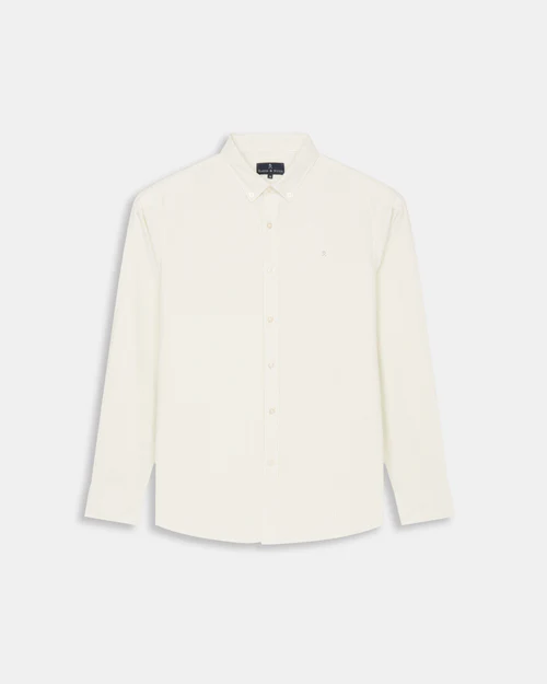 Camisa Monaco Striped Oxford Green Haze - Harper &amp; Neyer