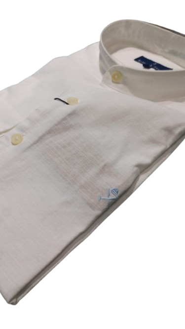 Polera Mao Lino White - Harper &amp; Neyer