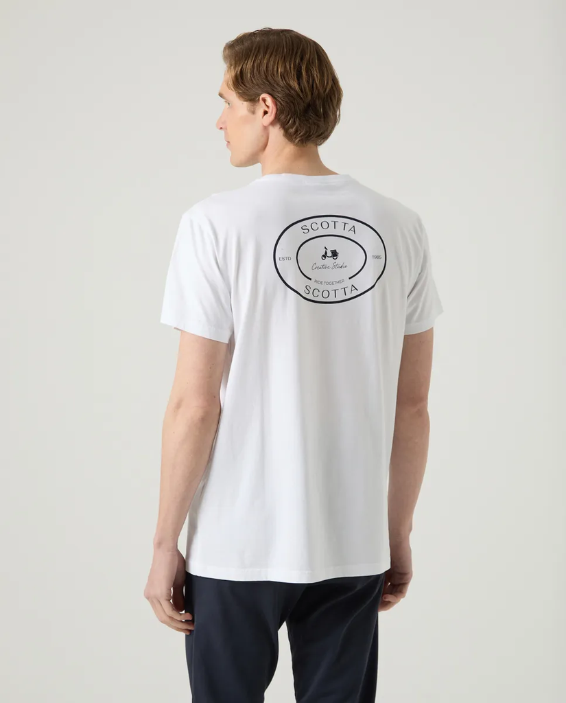 Camiseta Logo Espalda Blanco - Scotta
