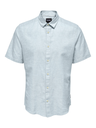 Onscaiden Lino Camisa Cashmere Blue - Only &amp; Sons