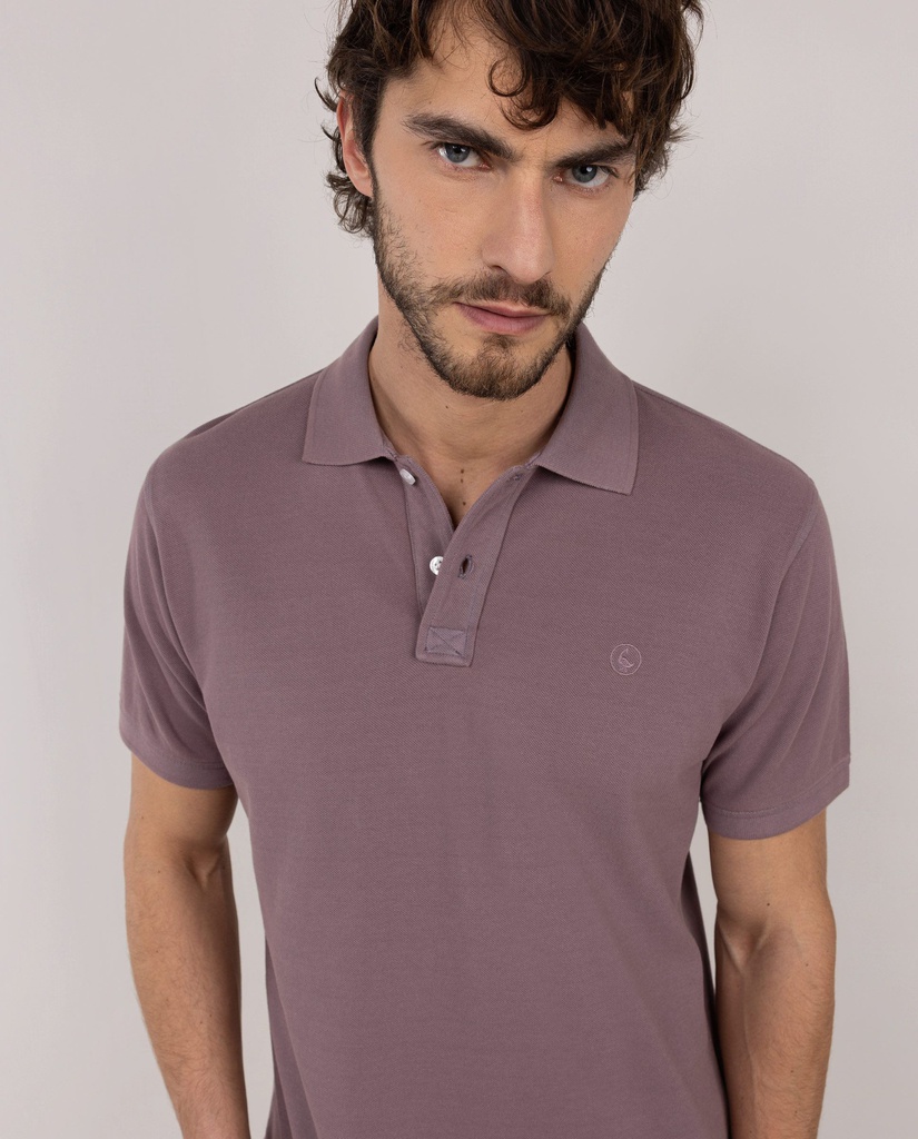 Polo Piqué Berenjena - El Ganso