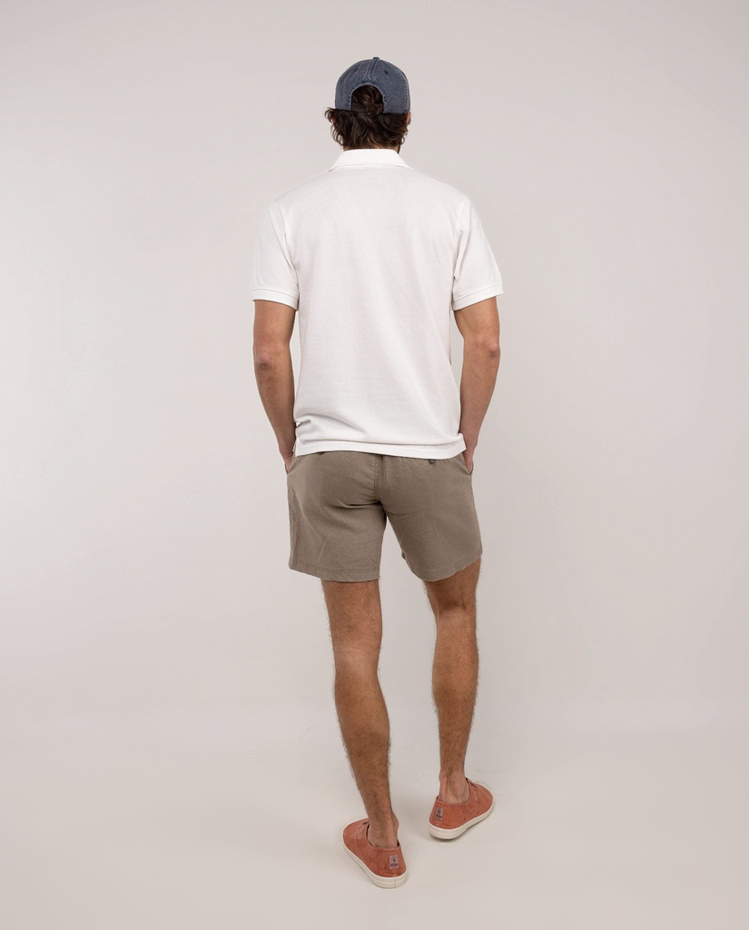 Polo Piqué Garment Dyed Blanco - El Ganso