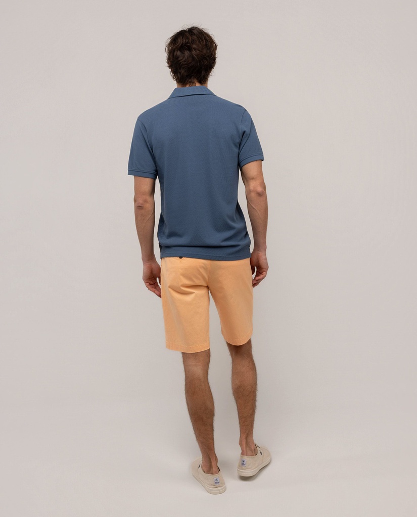 Polo Piqué Garment Dyed Petróleo - El Ganso