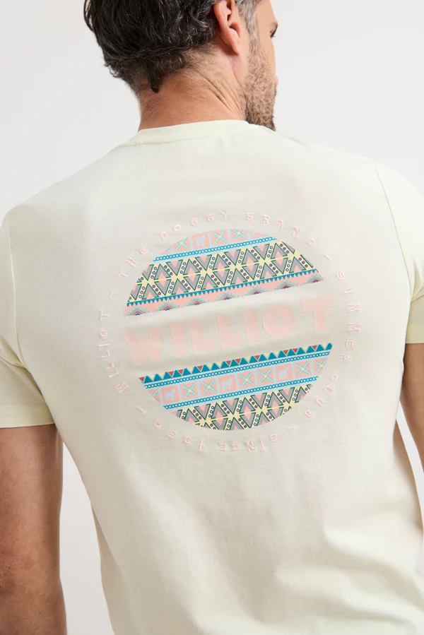 Camiseta Círculo Étnico Amarillo - Williot
