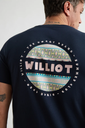 Camiseta Círculo Étnico Marino - Williot