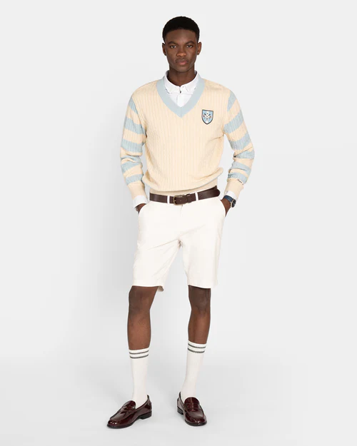 Bermuda Icon Chino White Mist - Harper &amp; Neyer