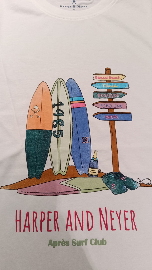 Camiseta Cocktail Code Navy Gray - Harper &amp; Neyer (copia)