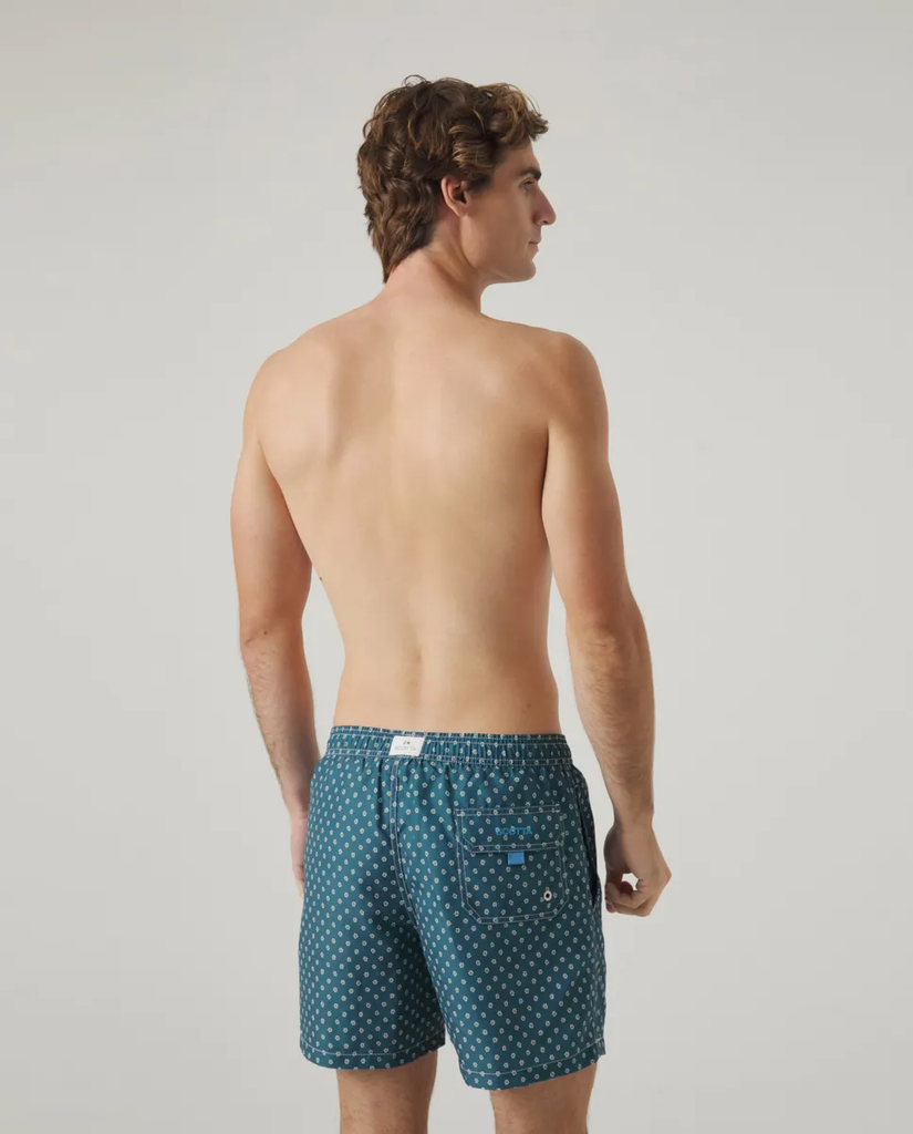 Bañador Flowers Classic Marino - Scotta