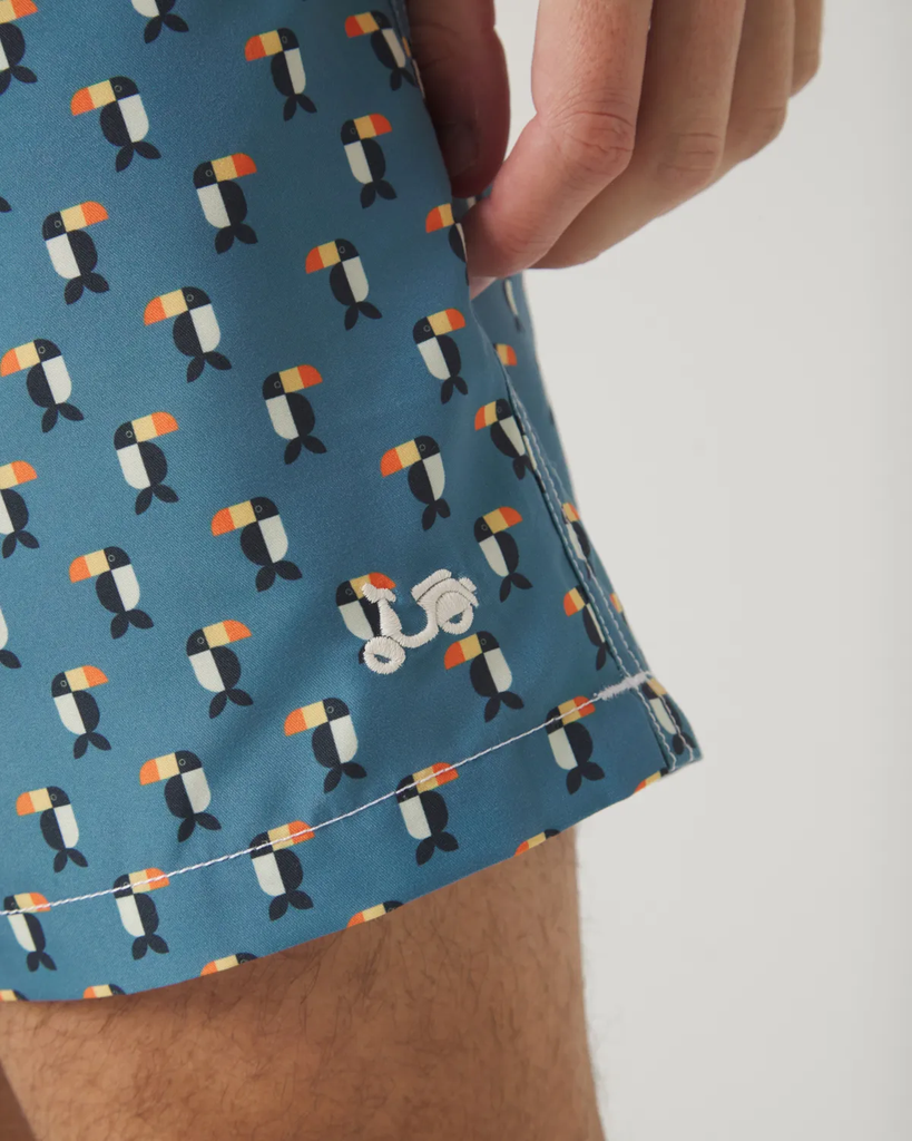 Bañador Tucán Azul Grisáceo - Scotta