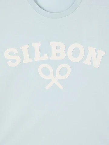 Camiseta Raqueta Media Aguamarina - Silbon