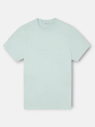 Camiseta Silbon Relieve Tono Aguamarina - Silbon