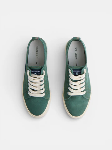Zapatilla Classic Lona Verde - Silbon