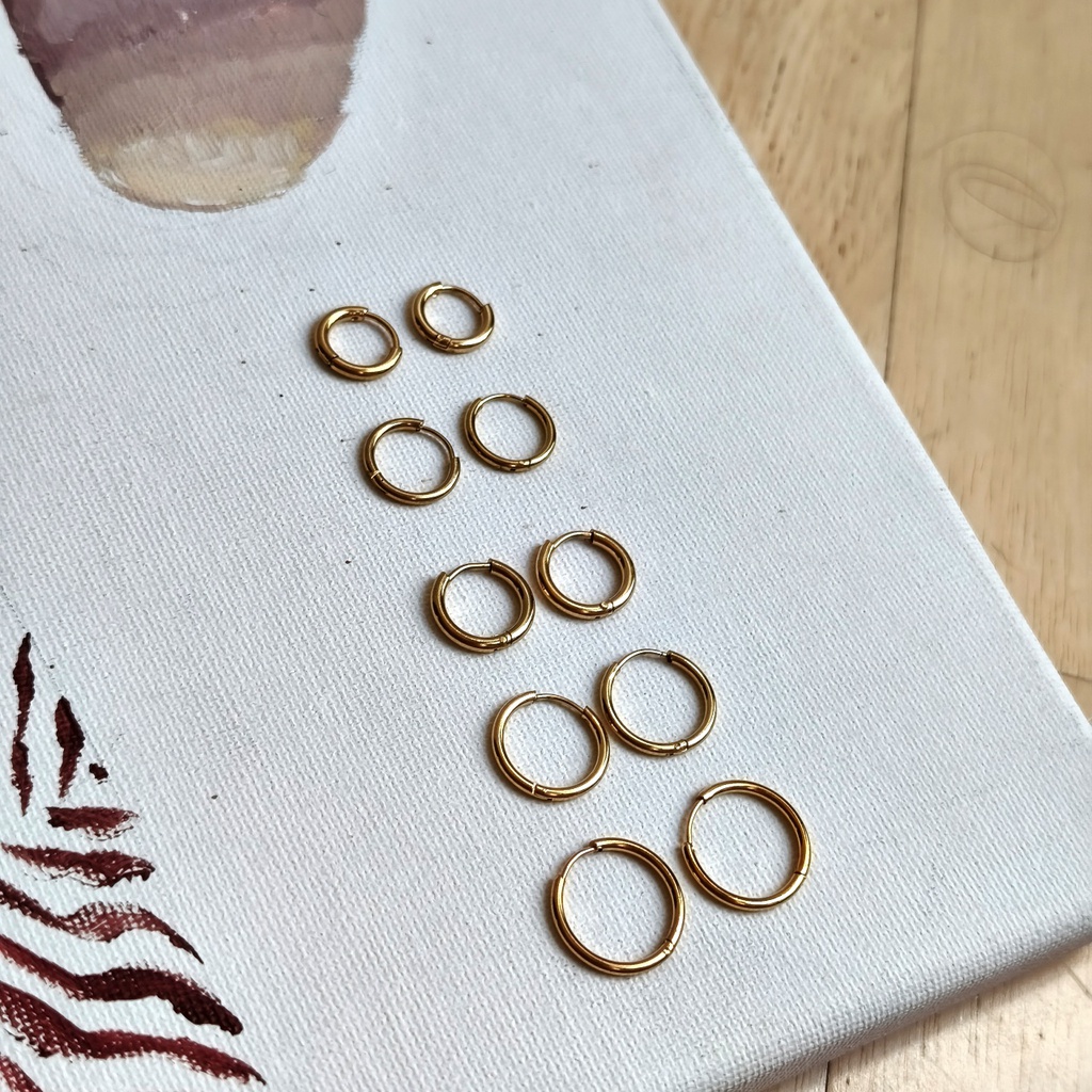 Aros Básicos 0,1cm Dorado