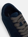 Zapatilla Serraje Logo Perforado Azul Marino - Silbon