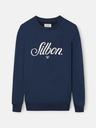 Sudadera Relaxed Fit Silbon Bordado Azul Marino - Silbon