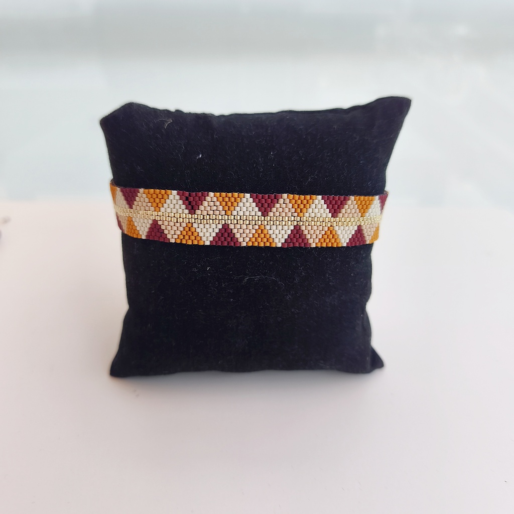 Pulsera Miyuki Rombos