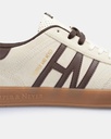 Sneaker Hamptons Suede Buttercream - Harper &amp; Neyer