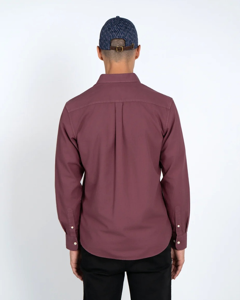 Camisa Estructura Veneto Burgundy Bloom - Harper &amp; Neyer