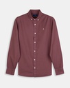 Camisa Estructura Veneto Burgundy Bloom - Harper &amp; Neyer