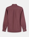 Camisa Estructura Veneto Burgundy Bloom - Harper &amp; Neyer