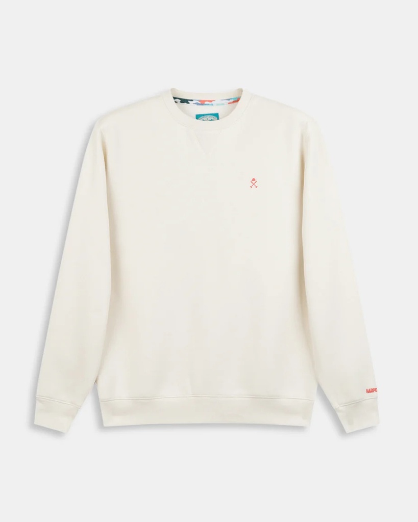 Sudadera Crew-Neck Ranger Cloud White - Harper &amp; Neyer