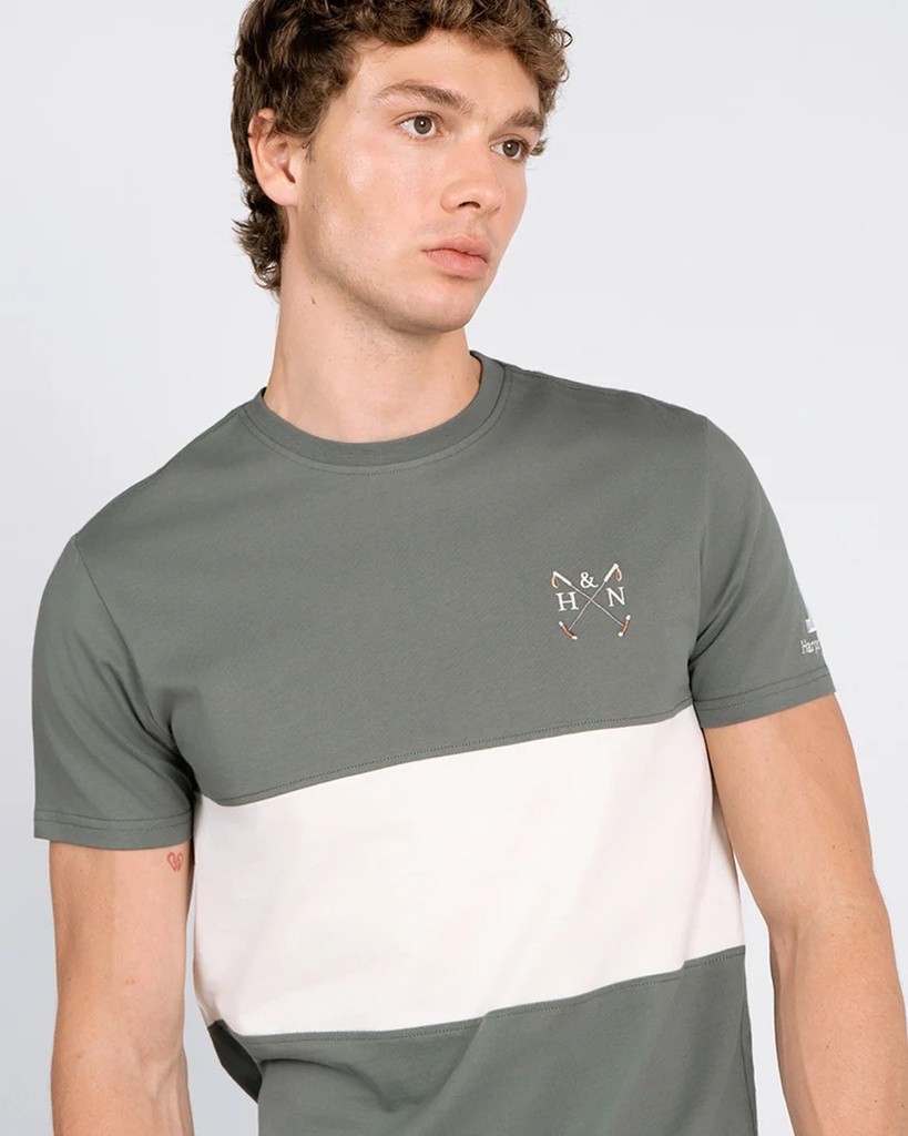 Camiseta Chukker Green Mosswood - Harper &amp; Neyer