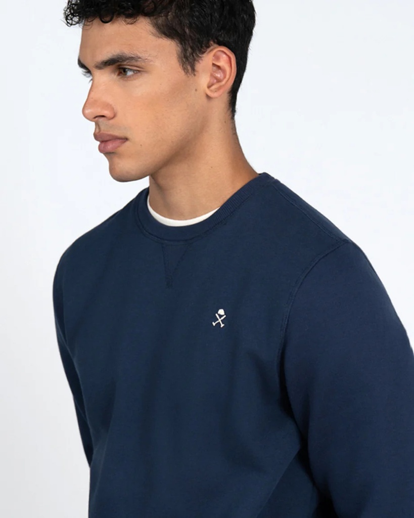 Sudadera Crew-Neck Icon Navy Blue - Harper &amp; Neyer