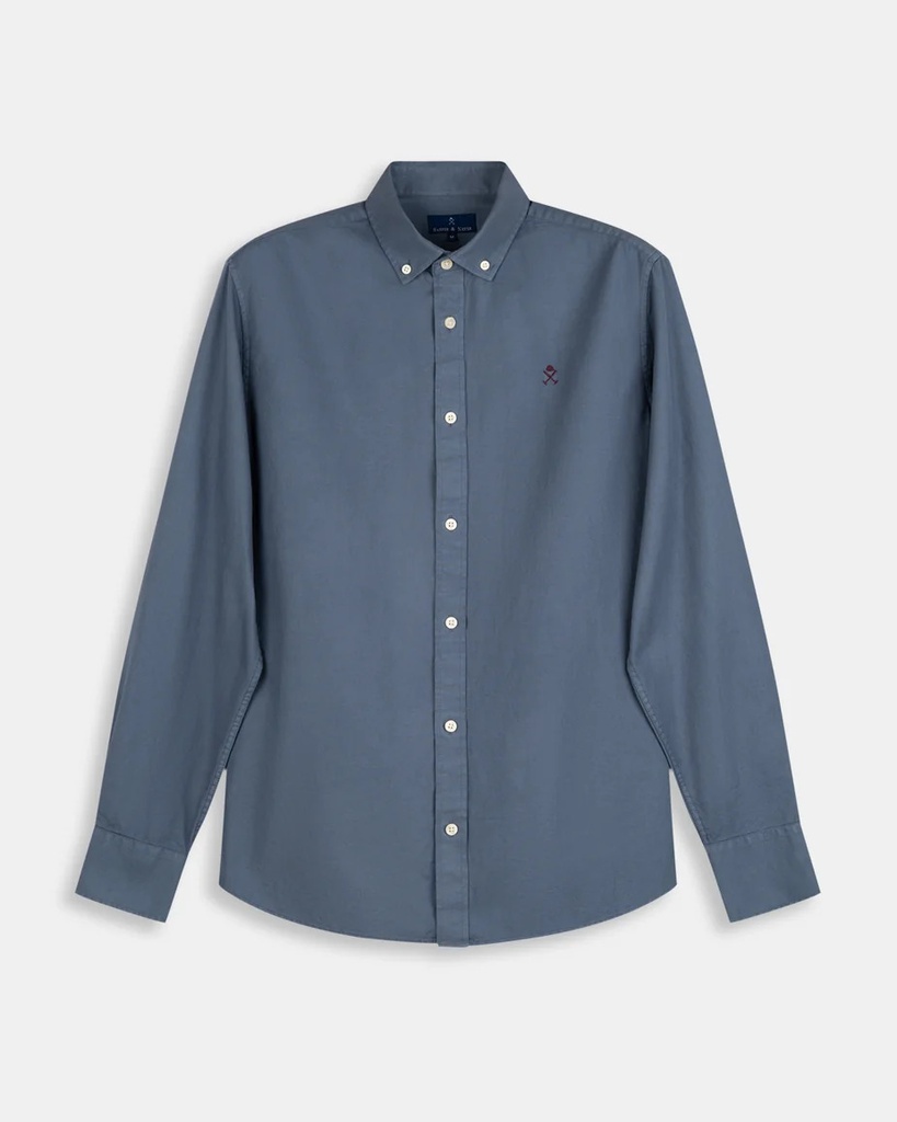 Camisa Estructura Veneto Blue Tide - Harper &amp; Neyer